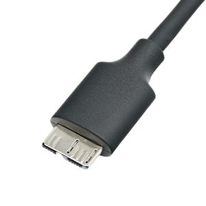 Cable de datos tipo C a micro USB de 0,5 m y 1 m, negro, trenzado de cobre puro, para teléfono móvil y disco duro externo - Product Image 3