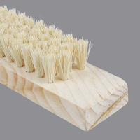 Brosse de nettoyage industrielle anti-poussière en fibres de sisal sur mesure avec manche en bois et poils de 12 mm pour fonderie et fonderie de précision, fournisseur OEM