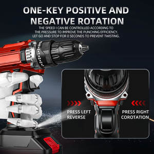 K-Tool 21V Cordless Electric Drill 16mm Max Drilling 25 <b>Torque</b> Levels With 24 <b>Bit</b> Set For Home And Industrial Use - Product Image 2