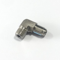 Raccord coudé à 90 degrés 3AN AN3 mâle à 1/8 NPT adaptateur de raccord de tuyau de frein en acier inoxydable