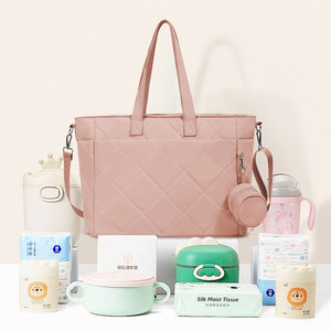 <span class=keywords><strong>Bolsa</strong></span> de Pañales de <span class=keywords><strong>Maternidad</strong></span> Personalizada Fuliya, <span class=keywords><strong>Bolsa</strong></span> de Viaje Portátil para Mamá de Gran Capacidad, <span class=keywords><strong>Bolsa</strong></span> de Pañales para Bebé con Correas para Cochecito - Product Image 3