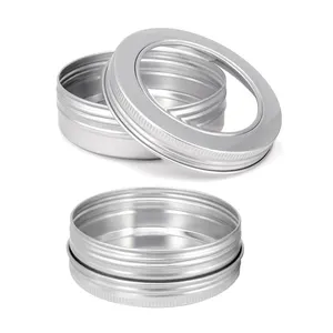 Metalen Aluminium Verzegelde Blikjes Aluminium Blikcontainers Kleine Metalen Blikken Mini Thee Kan Fidget Spinner Blikken Doos Met Raam