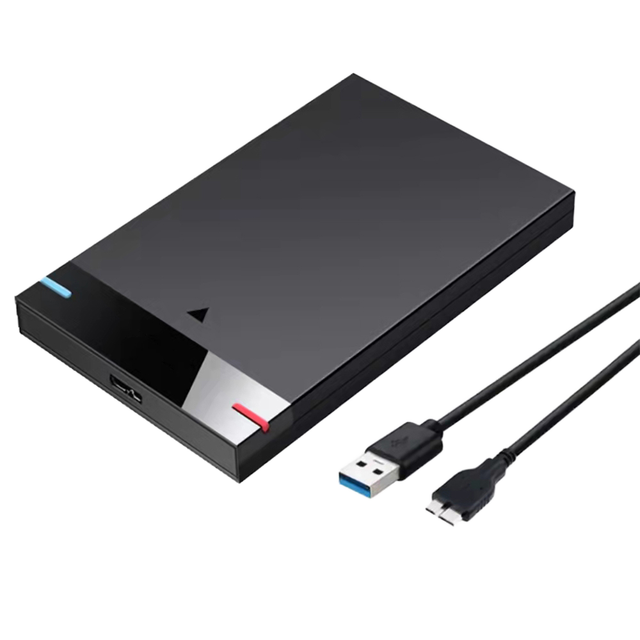 Portable 2.5 Inch HD Type-C USB Enclosure External Plastic UASP HDD Storage Device SATA Interface Protective SSD Box Tool Free
