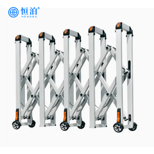 Clôture de Sécurité Rétractable Pliable en Acier Inoxydable HengBo Industrial Gym avec Design Écologique Durable Porte à Manivelle - Product Image 1