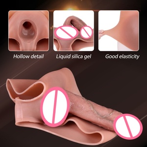 SXXY Pantalones con Dildo Hueco de 8.07 Pulgadas, Juguete Sexual de Silicona Líquida, Extensor de Pene para Hombres, Agrandador de Pene, 18+, Artículos Eróticos Realistas para Adultos - Product Image 5