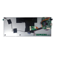 Écran LCD TFT LVDS universel 12,3 pouces 1920*720 600 Nits -30-85C Affichage du compteur de vitesse de voiture avec carte HD MI Résolution 1920x720