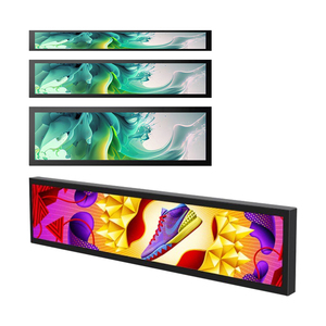 Pantalla Digital Ultra Ancha para Publicidad en Estantes, Pantalla de Barra Ancha para Publicidad en Interiores, Pantalla para Estantes de Minoristas, Banner para Borde de Estante - Product Image 1