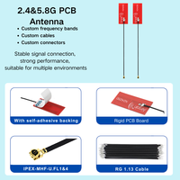 Antenne sans fil double bande 2,4 GHz 5,8 GHz pour routeurs Wi-Fi, appareils IoT, terminaux intelligents, connecteur de fréquence personnalisé, câble OEM