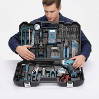 YUTUO 63 pièces, tournevis électrique sans fil 12V, perceuse, ensemble tout-en-un, haute puissance, multifonction, acier, réparation automobile, usage domestique