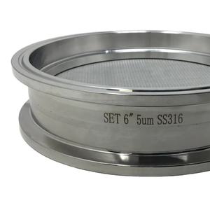 1/5 um 4-6 inci Tri Clamped filter disinter digunakan untuk CRC kolom Stainless Steel 304 - Product Image 1