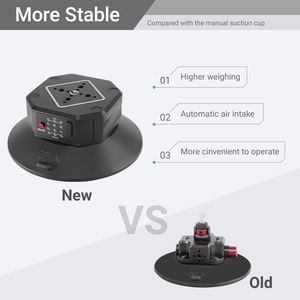 पेशेवर 6 इंच इलेक्ट्रिक वैक्यूम सक्शन कप माउंट डीजी ओस्मो पॉकेट के लिए वन-टच रिलीज 3 इंस्टा 360 गोपो एक्शन कैमरा - Product Image 4