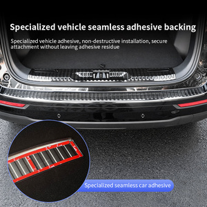 Pour Ford Territory 2023-2026 : Protection <span class=keywords><strong>de</strong></span> <span class=keywords><strong>seuil</strong></span> <span class=keywords><strong>de</strong></span> porte et <span class=keywords><strong>de</strong></span> pare-chocs <span class=keywords><strong>de</strong></span> <span class=keywords><strong>coffre</strong></span> en acier inoxydable, autocollant décoratif pour garde-boue arrière - Product Image 6