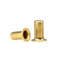 Rivets tubulaires à œillets M2.5 M3 M3.5, norme DIN7340, œillets creux pour la fixation du cuir et des jouets