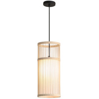 Suspension panier en bambou contemporaine Boule en rotin naturel Suspension salle à manger