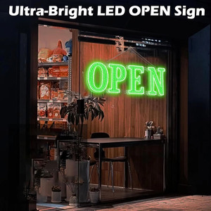 Open LED signboard wall-mounted ambient light shop <b>sign</b> window decoration light street indicator light luminous <b>sign</b> custom 12v - Product Image 4