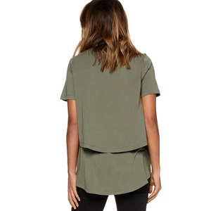 Vente en gros de vêtements de maternité T-shirts amples décontractés pour la grossesse T-shirts pour femmes enceintes avec accès aux soins infirmiers - Product Image 6