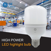 Ampoule GE-LED T 9W 15W 20W 28W 38W 50W 60W 80W 100W 120W E27 220V 15000 heures, plus haute efficacité lumineuse, luminosité constante