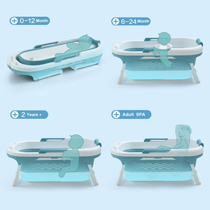 Grande <span class=keywords><strong>baignoire</strong></span> portable <span class=keywords><strong>pliable</strong></span> profonde pour adultes <span class=keywords><strong>baignoire</strong></span> de trempage avec couvercle <span class=keywords><strong>baignoire</strong></span> <span class=keywords><strong>pliable</strong></span> pour enfants pour la <span class=keywords><strong>douche</strong></span> - Product Image 3