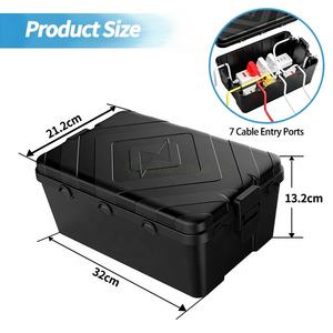 Caja de conexiones eléctrica grande de material PP con clasificación IP54 al por mayor para uso exterior resistente a la intemperie, toma de corriente protectora - Product Image 2