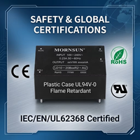 Module DIP miniature Mornsun LD10-20B05R2-AU 7,5W 5V1500mA, isolation 4000V, large plage d'entrée pour appareils électroménagers portables