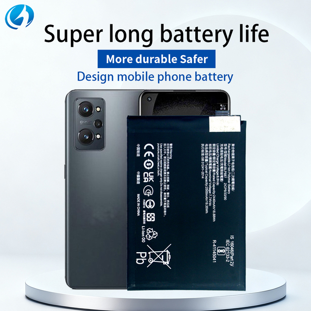 100% Brand New Phone Battery BLP887 Fast Charging Dual Cell 2440mAh 7.74V for OPPO Realme GT Neo2 Realme GT2 Pro Realme GTNEO3