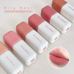 Lápiz Labial de <span class=keywords><strong>Color</strong></span> Fijo con Acabado Mate y Brillante de la Marca Bily Bear, Personalizable, Se Puede Usar con Envase Vacío para Brillo Labial - Product Image 1