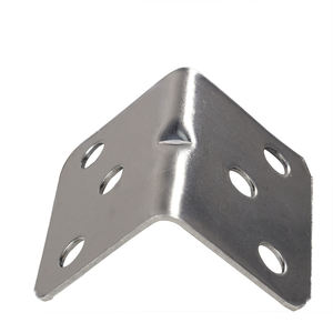 Supports d'angle en forme de L à 90 degrés en acier inoxydable Support d'étagère à angle droit avec petite entretoise d'angle pour garde-robe de meubles - Product Image 2