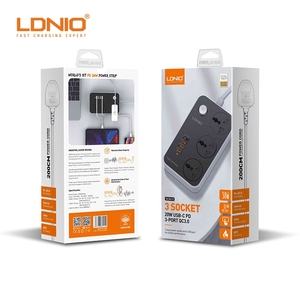 Ổ Cắm Mở Rộng LDNIO USB Ổ Cắm Mở Rộng Phổ Thông 3 Cổng + 1PD + 3 Cổng QC3.0 USB CE Tiêu Chuẩn 10A Ổ Cắm Điện Mở Rộng Giá Xuất Xưởng - Product Image 6
