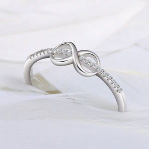 Romântico 925 Sterling Silver <span class=keywords><strong>Promise</strong></span> Ring para as Mulheres Jóias Moda para Wedding Party Anniversary - Product Image 2