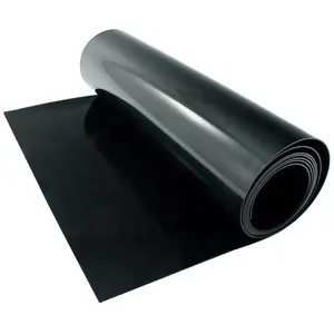 0.5mm Black Color Smooth Surface HDPE Geomembrane For Fish Pond Liner in Ghana