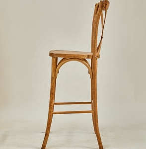 Banquete Alquiler <span class=keywords><strong>de</strong></span> <span class=keywords><strong>eventos</strong></span> Comedor Bar <span class=keywords><strong>de</strong></span> madera Silla con respaldo cruzado - Product Image 5