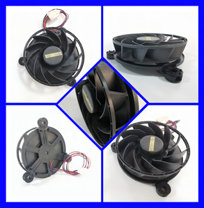 고속 원심 분리기 원형 팬 125X24.5Mm 12V 24V DC 전기 폭발 방지 냉각 축 방향 팬 모터 - Product Image 6