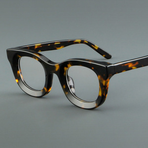 نظارات مضادة للضوء الأزرق للنساء، نظارات بإطار دائري، إطارات نظارات للرجال، نظارات ريترو <span class=keywords><strong>2026</strong></span>، نظارات أسيتات - Product Image 3