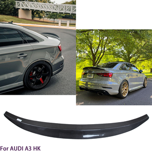 For A3 S3 RS3 8V Style Real Carbon Fiber Material <b>Rear</b> <b>Spoiler</b> Trunk Wing 2013-2020 - Product Image 2