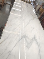 Carrelage de décoration en marbre blanc, semblable à la mode, italien, marbre blanc neige, nouvelle collection de chine