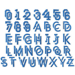 2 juegos de 72 piezas de parche bordado de números de letras inglesas, superventas, planchado para prendas, bolsas, sombreros, accesorios, artesanía DIY - Product Image 3