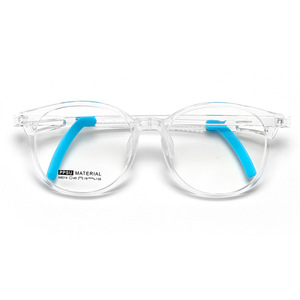 8014 forma rotonda elegante per bambini montatura per occhi ottici occhiali anti luce blu vendita calda per bambini da 7 a 14 anni - Product Image 3