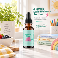 Gouttes liquides de zéolite haute puissance pour enfants avec vitamines D et B12 pour le soutien quotidien de l'immunité et des os – Complément alimentaire OEM & ODM