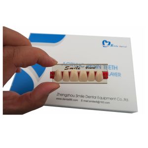 Dental Synthetic Anterior Teeth 26 Colors Front <b>Denture</b> Teeth Two Layer 6x1 - Product Image 5