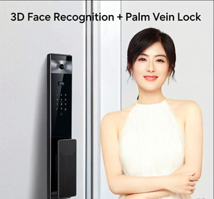 AllFull Zinklegierung Unterstützt 3D-Gesichts-Palmenvenen-Erkennung Smart <span class=keywords><strong>App</strong></span> Fernbedienung 8 Entsperrmethoden HD 500 Großer Fisheye-Weitwinkel - Product Image 3