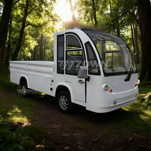 Camión Eléctrico de Cabina Cerrada ZOWN con Plataforma de Carga de Barandillas Altas, Carro de Reparto de Mercancías para Resorts, 8-23 Asientos, Color Personalizado, 2 Años de Garantía - Product Image 6