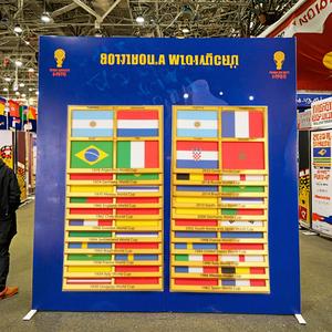 Banderas de los Cuatro Semifinalistas <span class=keywords><strong>del</strong></span> Campeonato Mundial de Fútbol 2026, Personalizables, Duraderas, Exquisitas, Ajustables, Impresas en PET - Product Image 5