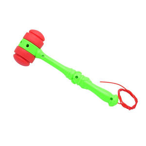 Whack-a-mole Hammer Toy Knock and <span class=keywords><strong>Hit</strong></span> the Mole Hammer <span class=keywords><strong>Smash</strong></span> the Mouse Palo de plástico con cabeza suave Jingle Hammer Accesorios - Product Image 3