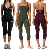 Débardeur de fitness Capri pour femme, sous-vêtements de sport personnalisables, dropshipping