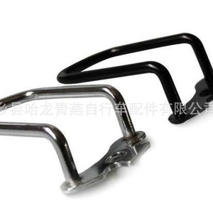 Protector de desviador trasero para bicicleta, accesorio de ciclismo duradero de Metal negro para exteriores - Product Image 3