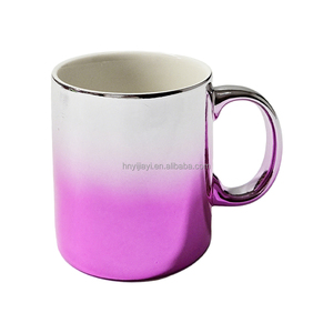 <span class=keywords><strong>Tazas</strong></span> de Café de Cerámica de 11 oz con Recubrimiento Dorado y Esmalte Metálico, Sublimación Personalizada al por Mayor - Product Image 3