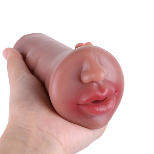 SXXY Platinum Silicone Mouth for Men Masturbate Pocket Pussy Artificial  Mouth for Male Masturbator Cup Sex Toys