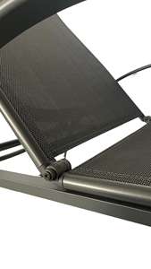 Ruimtebesparend Aluminium Opklapbed Aluminium Zon Lounge Verstelbaar Opvouwbaar Zwembadbed - Product Image 5