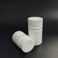 Bouteilles en PE/PET en gros avec bouchon à clapet, vides, 50cc, 100cc, en plastique, pour vitamines, pilules, pots de rangement de médicaments à ouverture facile