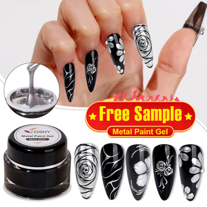 <span class=keywords><strong>Gel</strong></span> de Peinture Métallique Doré Liner Ongles UV <span class=keywords><strong>Effet</strong></span> <span class=keywords><strong>Miroir</strong></span> Brillant Vernis à Ongles Français Résine Soak-Off Réfléchissant - Product Image 2